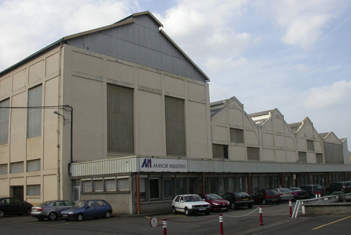 Photo ancienne devanture saint brieuc fonderie